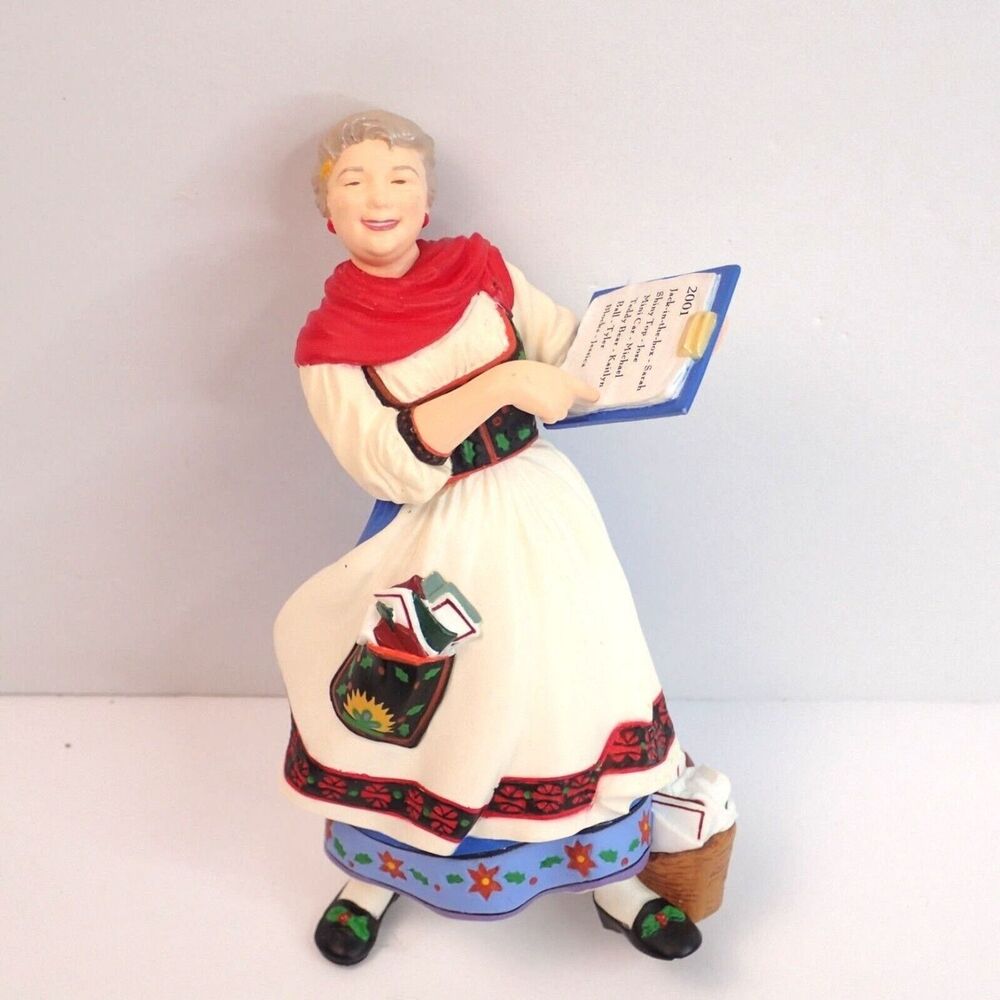 Hallmark Keepsake Lettera Globus Mrs Claus 2001 REPLACEMENT PIECE